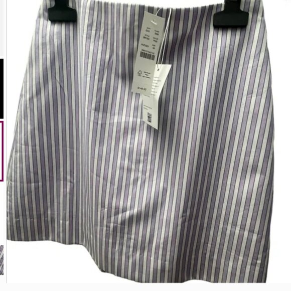 J.crew Marie Marot striped skirt nWT - Picture 4 of 5